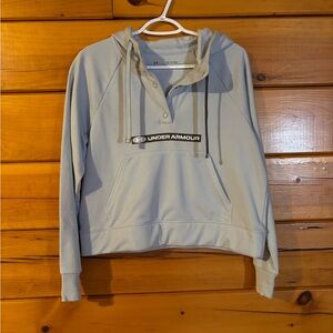 Under Armour Light blue Fleece Hoodie